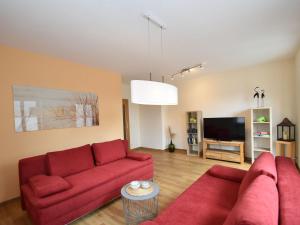 TV a/nebo společenská místnost v ubytování Apartment in Tännesberg near Goldsteig Trail