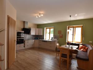 Kuchyň nebo kuchyňský kout v ubytování Apartment in Tännesberg near Goldsteig Trail