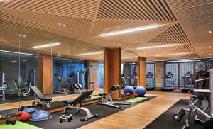 Fitness centrum a/nebo fitness zařízení v ubytování Taj Cidade de Goa Horizon, Goa