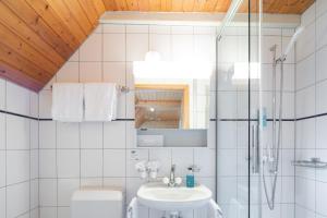 Ένα μπάνιο στο Hotel Lötschberg