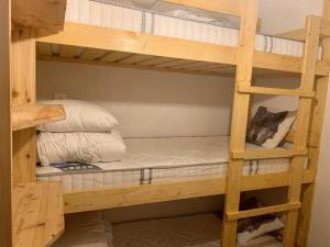 a couple of bunk beds in a room at La Maison De Marie in Le Monêtier-les-Bains