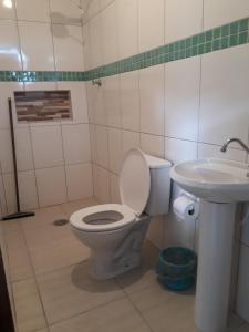 Kylpyhuone majoituspaikassa Pousada da Geisa
