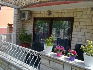 Balkón nebo terasa v ubytování Apartment Jacky