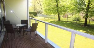Rõdu või terrass majutusasutuses Seedri Residence
