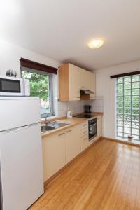 Kuchyň nebo kuchyňský kout v ubytování Apartments Vista