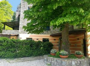 A garden outside Il Bosco di Campo Marzano green & sky