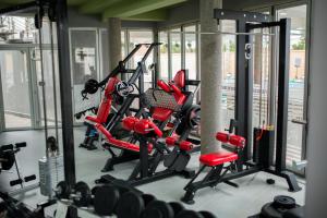Fitness centrum a/nebo fitness zařízení v ubytování Hotel Bella Nella