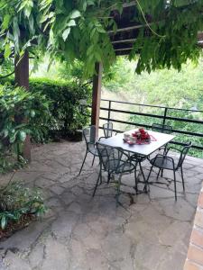 A garden outside Villa Romolina