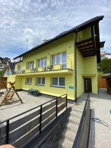 Uma varanda ou terraço em Pokoje i apartamenty Aga Centrum