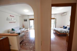 A bed or beds in a room at Suite art Pigneto