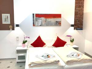 Voodi või voodid majutusasutuse Hotel B54 Heidelberg City Center toas