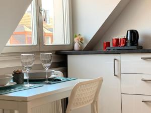 Köök või kööginurk majutusasutuses Hotel B54 Heidelberg City Center