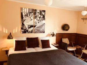 Postel nebo postele na pokoji v ubytování Rørvig Centret + 37 fotografií