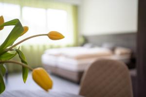 Voodi või voodid majutusasutuse eee Hotel Liezen toas