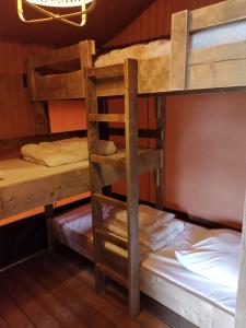 Postel nebo postele na pokoji v ubytování Goorzicht