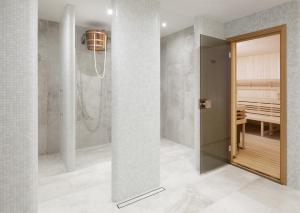 Koupelna v ubytování Clarion Grandhotel Zlaty Lev