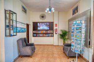 Knižnica v apartmánovom hoteli