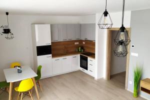 Kuchyňa alebo kuchynka v ubytovaní New Apartman Atis
