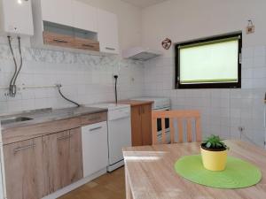 Kuchyň nebo kuchyňský kout v ubytování Apartman Santos