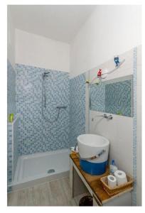 A bathroom at B&B Rabbit