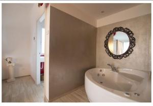 A bathroom at B&B Rabbit