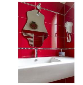 A bathroom at B&B Rabbit
