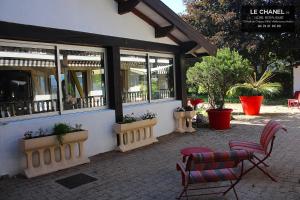 Zahrada ubytování Hôtel Restaurant Le chanel
