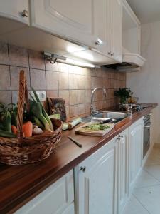 Kuchyň nebo kuchyňský kout v ubytování Apartments Villa Marid