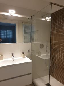 Koupelna v ubytování Iris home