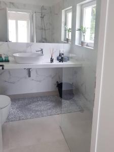 Kúpeľňa v ubytovaní Villa Oleana