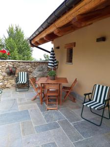 Patio alebo iná vonkajšia časť ubytovania LA DRIT