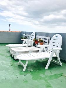 Balkón nebo terasa v ubytování WIFI TENERIFE SUR GUEST HOUSE
