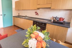 Köök või kööginurk majutusasutuses Chalet Felse
