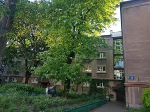 Vonkajšia záhrada v ubytovaní MirrorRoom PL Downtown