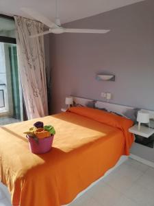 Katil atau katil-katil dalam bilik di Calella Flats & More