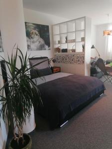 A bed or beds in a room at Apartman 11 MyMara Még 16 kép