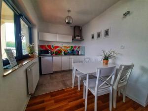 Kuchyňa alebo kuchynka v ubytovaní Apartamenty Złoty Widok