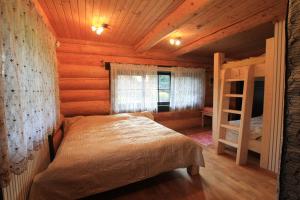 Voodi või voodid majutusasutuse The gorgeous log house, that brings out the smile! toas