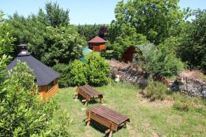 Zahrada ubytování La Longère du Parc
