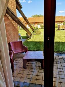 Balkón nebo terasa v ubytování Serravalle Golf Hotel