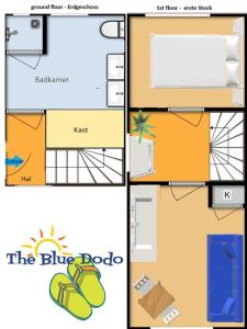 Plan de l'établissement The Blue Dodo