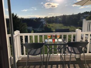 Ein Balkon oder eine Terrasse in der Unterkunft Haus Grünewald Unsleben