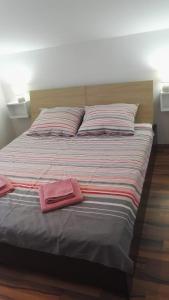 Postel nebo postele na pokoji v ubytování Tena Apartment