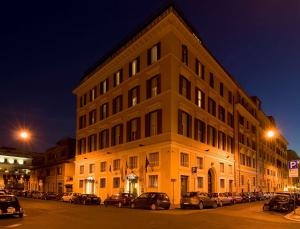 Het gebouw waarin het hotel zich bevindt