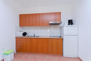 Kuchyňa alebo kuchynka v ubytovaní Apartments Alex
