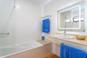 Koupelna v ubytování Hotel Floresta