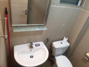 2room apartment becici sunset tesisinde bir banyo