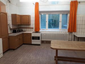 Kuchyň nebo kuchyňský kout v ubytování LINDENHOF WALDHEIM