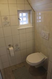 Koupelna v ubytování Ferienhaus Storchennest