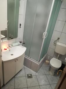 Koupelna v ubytování Apartment Nela